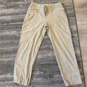 Women's Cream Straight Leg Pants